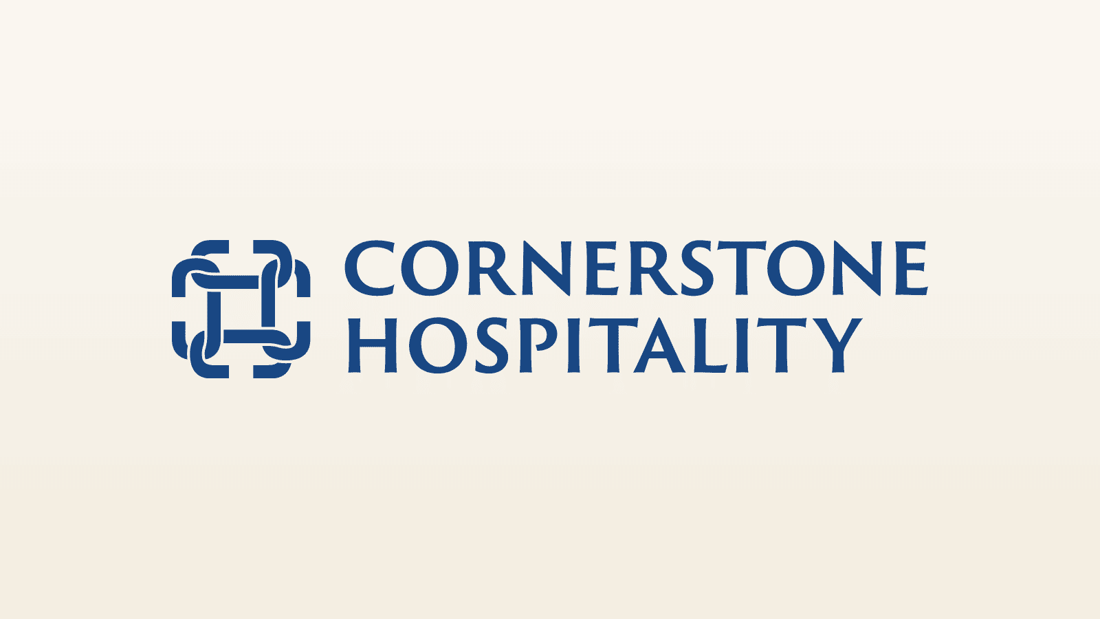 Cornerstone Hospitality logo representing hotel and hospitality services.