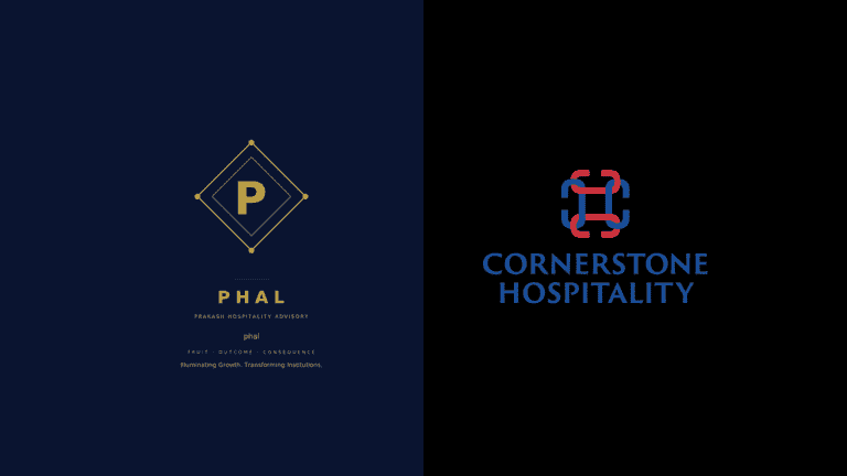 Cornerstone Hospitality logo featuring modern design for hospitality branding.