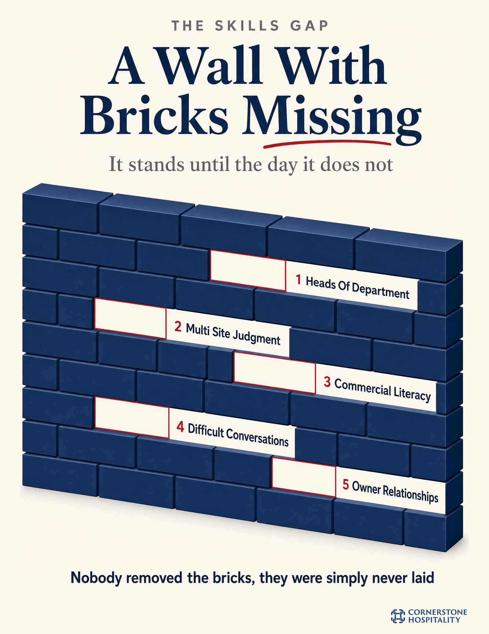 The five leadership capabilities most often missing in hospitality groups